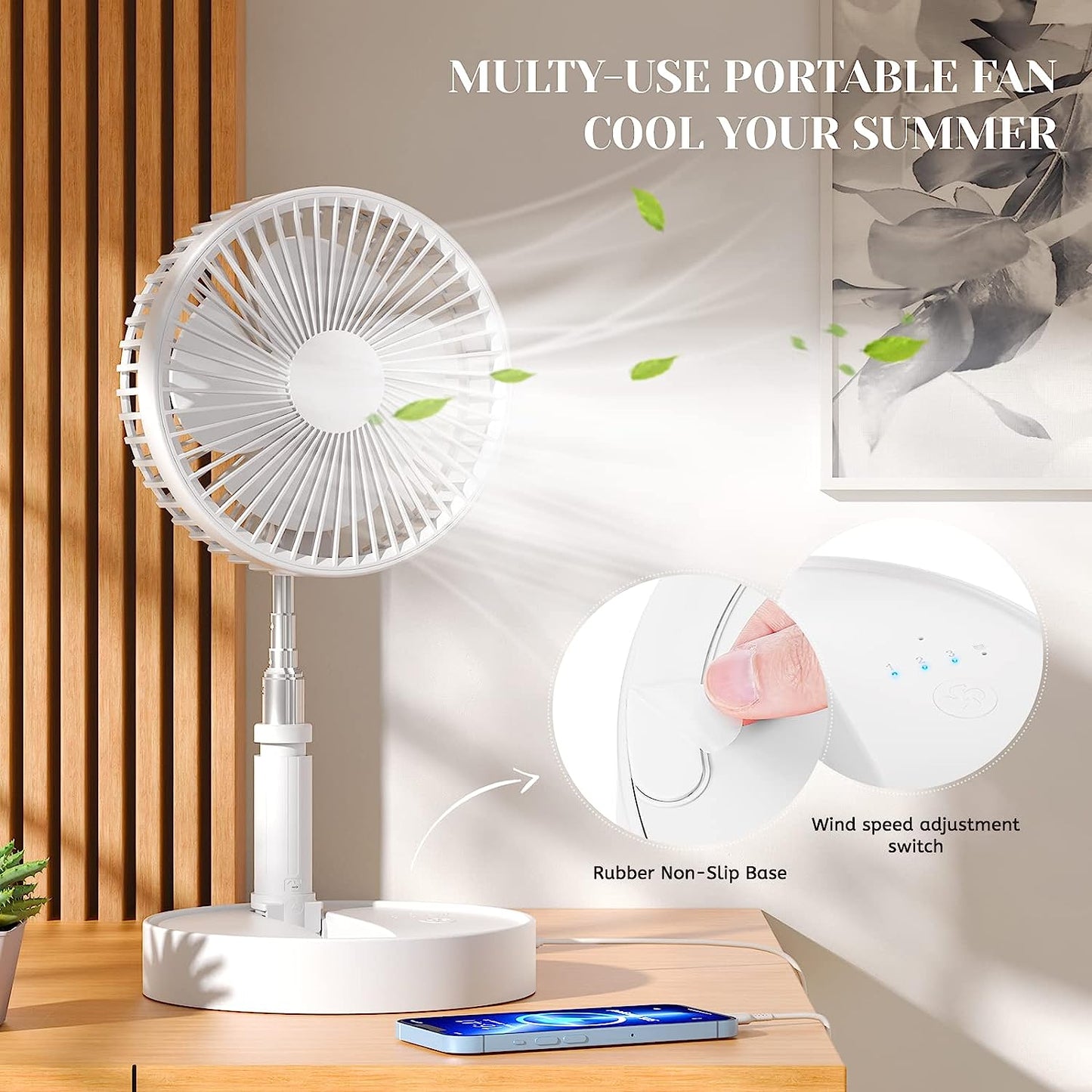 Modern™ BreezeFlex™ Foldable Fan